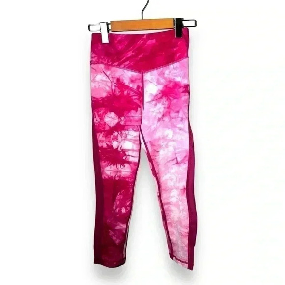 Zyia Fuchsia  Hendrix Mesh Light n Tight Hi-Rise capri 2 - Picture 4 of 10